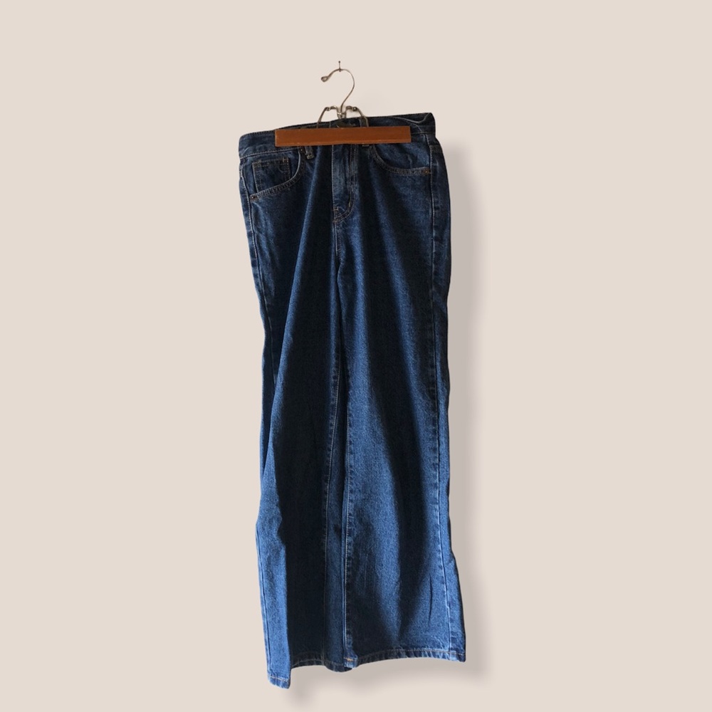 Oak and fort jeans wide leg straight